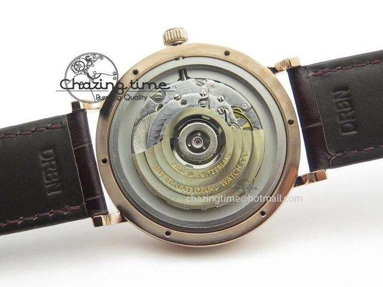 MIROTIME 0406 Modern Portofino SCHAFFHAUSEN RG MKF 1:1 V2 Best Edition White Dial On Brown Leather Strap A 7344